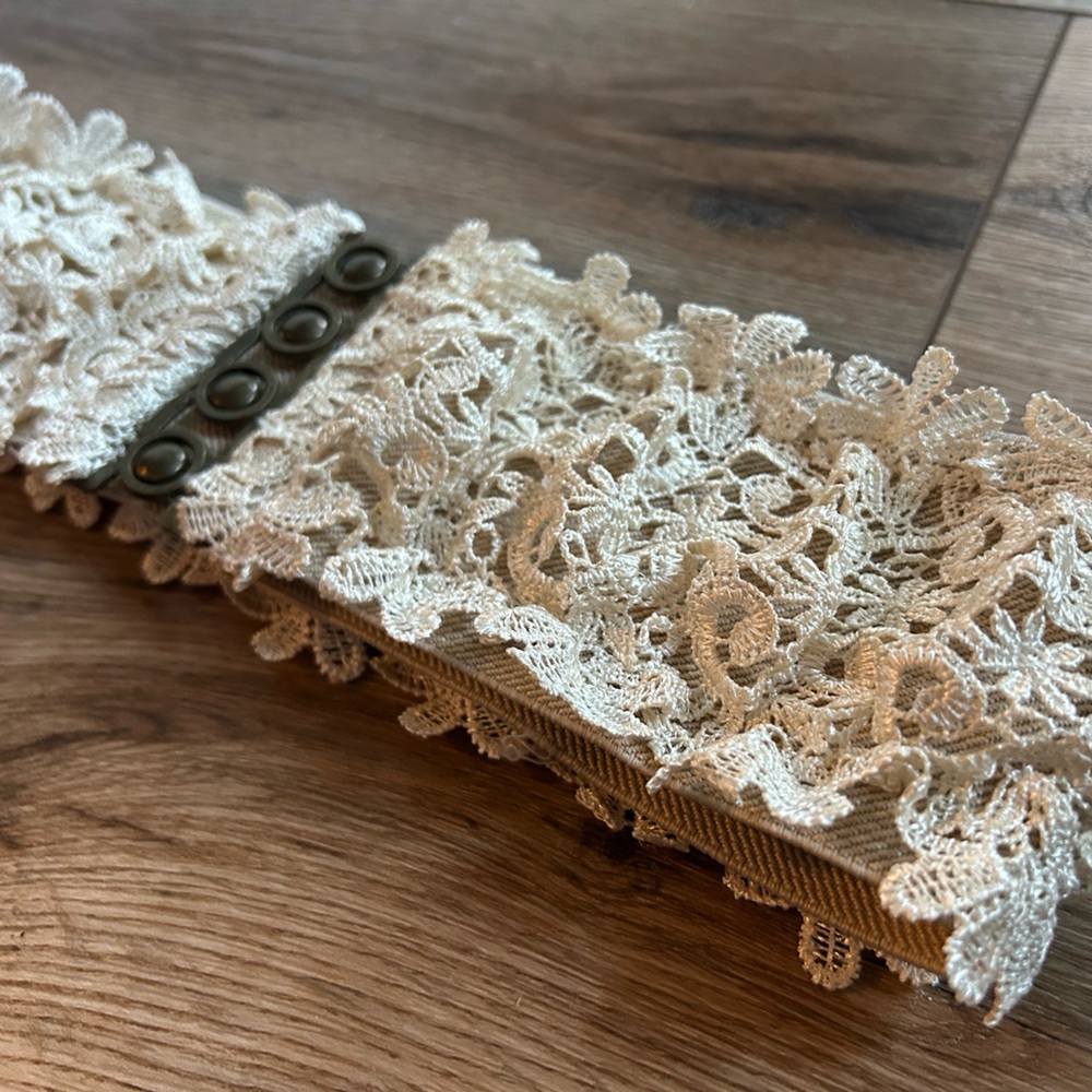 Lace High Waist Elastic Belt